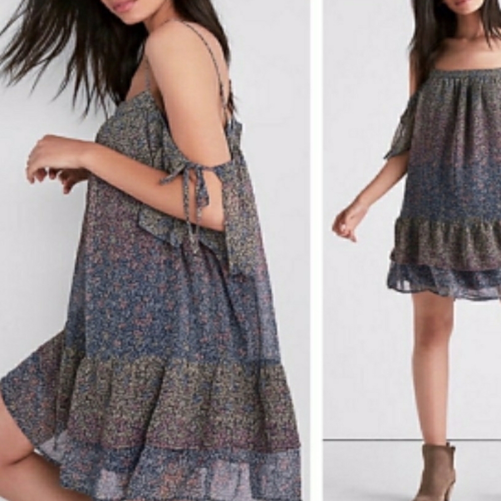 NWT Lucky Brand Baby Doll Dress Tunic Boho